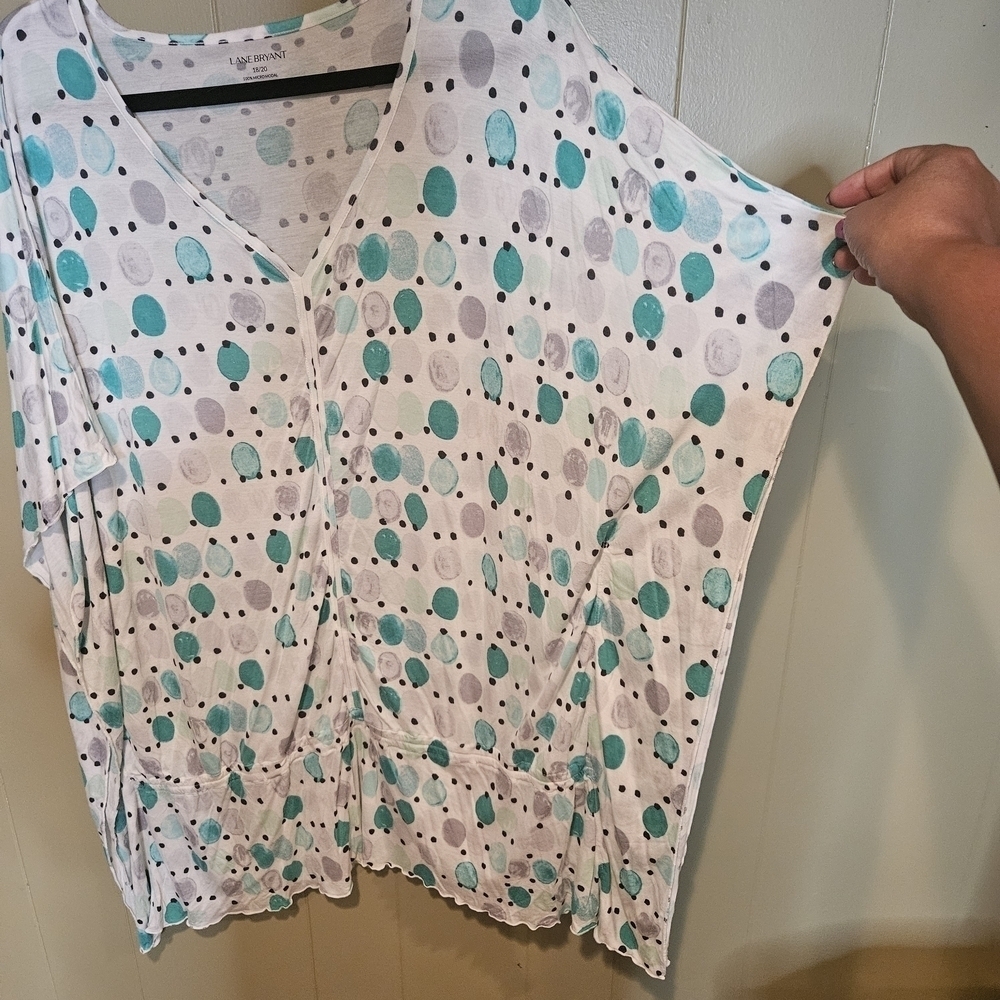 Lane Bryant Polka Dot Micro Modal Loungewear, Size 18/20, | Soft Stretchy